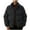 Black, variant on Men's Weatherproof Hooded Coat with Zipper Front and Long Sleeve for Winter Conditions