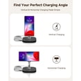 thumbnail image 5 of SwanScout Wireless Charger Stand for iPhone 16/15/14/13/12 Series, Detachable Magnetic Wireless Charging Station Compatible with Mag Safe, SwanScout 506M, 5 of 7