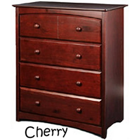 Beatrice 4 Drawer Chest Dresser Cherry Walmart Com Walmart
