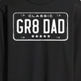 thumbnail image 3 of Instant Message - Gr8 Dad License Plate - Men's Long Sleeve T-Shirt, 3 of 6