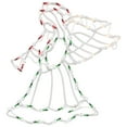thumbnail image 2 of Northlight Lighted Trumpeting Angel Window Silhouette Christmas Decoration - 18", 2 of 6