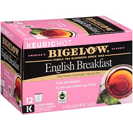 Bigelow English Breakfast Black Tea Keurig K-Cup Pods, Box Of 12 (Pack Of 6), Caffeinated&nbsp;Black&nbsp;Tea, 72 K-Cup Pods Total
