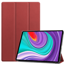 For Lenovo Tab P11 Pro Case 11.5" 2020 (TB-J706F ), Slim Lightweight Smart Cover Tri-Fold Bracket Folio Hardshell Case for Lenovo Tab P11 Pro 11.5" Tablet Released 2020 - Burgundy