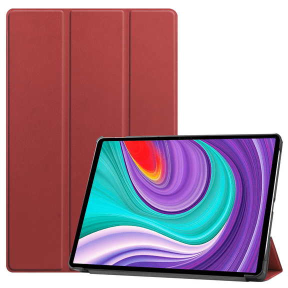 For Lenovo Tab P11 Pro Case 11.5" 2020 (TB-J706F ), Slim Lightweight Smart Cover Tri-Fold Bracket Folio Hardshell Case for Lenovo Tab P11 Pro 11.5" Tablet Released 2020 - Burgundy