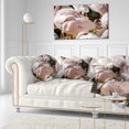 thumbnail image 3 of Designart Pat of Flamingos Close Up - Abstract Throw Pillow - 12x20, 3 of 5