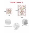 thumbnail image 7 of Spring Floral Kitchen Dish Towels for Drying Dishes Set of 2, Retro Pink Orchid Flowers Leaves Botanical Waffle Weave Microfiber Hand Tea Bathroom Towels Quick Dry & Absorbent Towel 15.7x23.6, 7 of 7