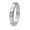 Silver, variant on Men Women 4mm Stainless Steel Polished Cubic Zirconia Spinner Ring Minimalist Classic Stackable Thin Band Gold Plated Size 9