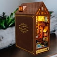 thumbnail image 4 of Book Dollhouse DIY de casa en miniatura con luz y muebles para cumpleaños Pueblo Sunnimix Casa de miniaturas, 4 of 8