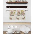 thumbnail image 3 of Easter Gnomes Kitchen Dish Towels for Drying Dishes Set of 3, Spring Floral Colorful Eggs Leaves Beige Waffle Weave Microfiber Hand Tea Bathroom Towels Quick Dry & Absorbent Towel 15.7x23.6, 3 of 7