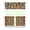 Gothic Halloween-219, variant on Vintage Halloween Caf Curtains Set of 3 - Witch Wizard Trick Treat Design Tier Window Treatment Panels