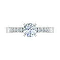 thumbnail image 3 of 1.12 Carat Diamond Engagement Ring in 14K White Gold (Ring Size 6.75) (I1-I2 Clarity), 3 of 4