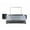 Silver/Black, variant on happimess DSH1000A Compact 17.25" Fingerprint-Proof Stainless Steel Dish Drying Rack With Wine Glass Holder, Stainless Steel/Black