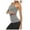 Gray, variant on JIUKE Workout Tank Tops for Women Sleeveless Spaghetti Strap Athletic Yoga Quick Dry T-Shirts with Pocket