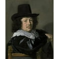 thumbnail image 3 of Frans Hals 15x18 Black Modern Framed Museum Art Print Titled - Portrait of a Young Man (1646-1648), 3 of 5
