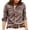 Coffee #134, variant on Faux Denim Shirt Women Chambray Jean Western Shirts Long Sleeve Button Down Tops, S