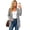 Grey, variant on WIHOLL Lightweight Cardigan for Women Long Sleeve Cardigans Fall Casual Open Front Tops with Pockets Black