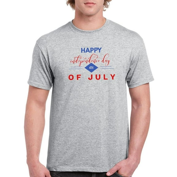 Happy Independence Day 4Th. T-Shirt Men -Image by Shutterstock, Male 3X-Large
