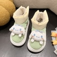 thumbnail image 1 of Ruunjoy sanrio bota nueva sanrio Zapatillas de felpa kawaii anime kt kuromi Cinnamoroll fondo grueso hogar cálido zapatos de mujer botas de nieve, 1 of 4