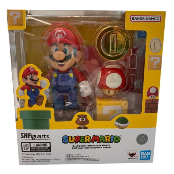 Tamashii Nations -  Super Mario - Mario S.H.Figuarts Action Figure