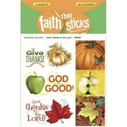Tyndale House Publishers 110011 Sticker-Give Thanks To The Lord, 6 Sheets-Faith That Sticks