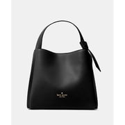 Kate Spade Knott Carryall Bag | Pebbled Leather | Convertible Crossbody & Top Handle | Women's – Black