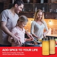 thumbnail image 7 of 6 Pack 16 oz Plastic Spice Jars, Empty Seasoning Containers for Homemade Rub, Spices, Glitter, and More, Small Spice Containers with Black Shaker Lids and Heat-Induction Liner, Clear Spice Jars, 7 of 7