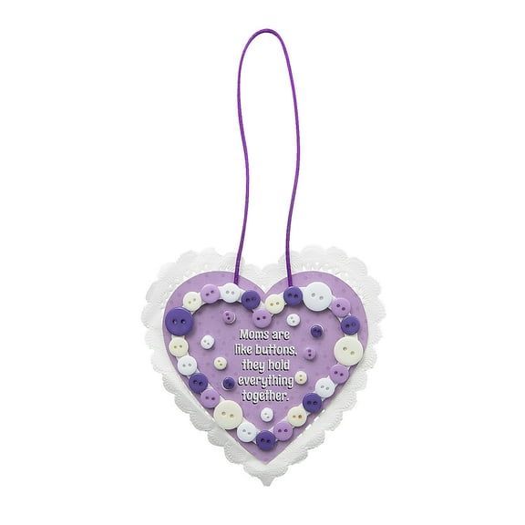 Mother’s Day Button Sign Craft Kit, Makes 12, Craft Kits, Mother's Day, 12 Pieces