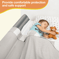 thumbnail image 5 of Kidsbuddy 2-Pack Inflatable Bed Rail for Toddlers Travel Bed Rail, Blow-up Bed Bumper for King, Queen, Full, with Non-Slip Machine-Washable Cover, Portable Bed Rail for Hotel, Vacation, 5 of 8