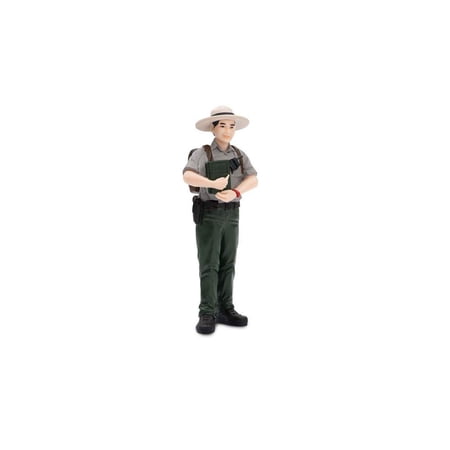 Safari Ltd. Jim the Park Ranger Figurine - Detailed 4" Figure - Educational Toy for Boys, Girls, and Kids Age 3+