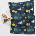 thumbnail image 6 of Yiaed Space and Animals Print Dog Blankets-Cat Blanket Washable for Couch Protection,Puppy Blanket, Soft Plush Reversible Throw Furniture Protector-Large, 6 of 8