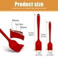 thumbnail image 3 of KitsKap Silicone Basting Brush 2 Pcs Pastry Brush for Oil, Grill Barbecue Sauce Dishwasher Safe Red, 3 of 7
