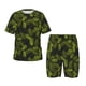 thumbnail image 1 of Balery Tropical Palm Leaves Fern Leaf Conjunto de Pijama Infantil de Manga Corta con Estampado – Ropa de Dormir de Algodón Suave-X-Large, 1 of 6