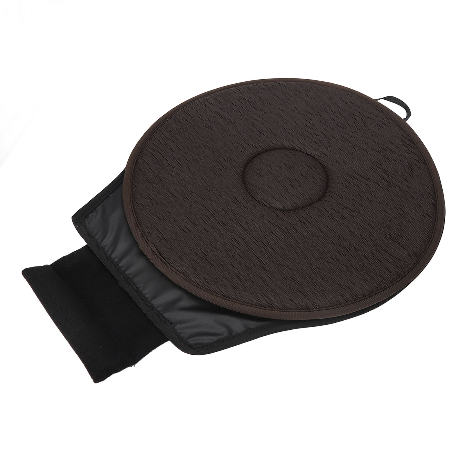 Seat Cushion, Black Sponge Nylon Rotating Seat Cushion 360 Degree