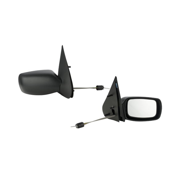 Espejo Fiesta 1998 al 2002 Ford Derecho/Pasajero Polyway Negro Con Control 2/4 Puertas 1 Pieza
