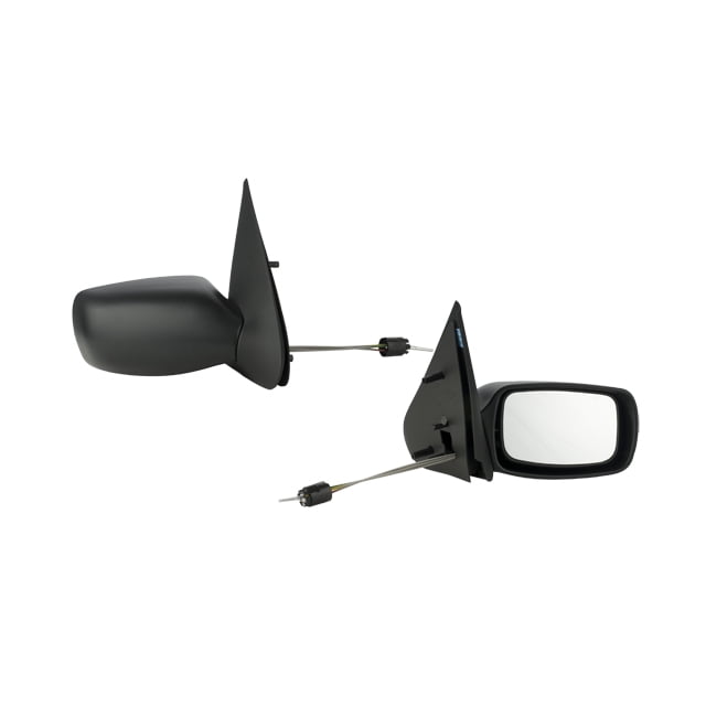 Espejo Fiesta 1998 al 2002 Ford Derecho/Pasajero Polyway Negro Con Control 2/4 Puertas 1 Pieza