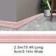 thumbnail image 1 of 1pc Self-Adhesive Flexible Foam Molding Trim, 90"x 3" 3D Sticky Decorative Wall Trim Lines Skirting Baseboard Border, Waterproof Wallpaper For Living Room And Home Decorations, 1 of 4