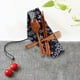 thumbnail image 1 of Juego de Cubiertos Japoneses de Madera, con Cuchara, Tenedor y Palillos Vintage, Diseño Ergonómico, Ligero y Portátil, Acabado de Madera Natural, Ideal para Viajes, Juego de 3 Piezas con Bol, 1 of 7