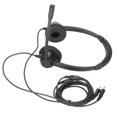 thumbnail image 1 of Auriculares para PC de negocios, H390D‑Auriculares binaurales para atención al cliente para PC Auriculares binaurales para comunicación Rendimiento potente, 1 of 9