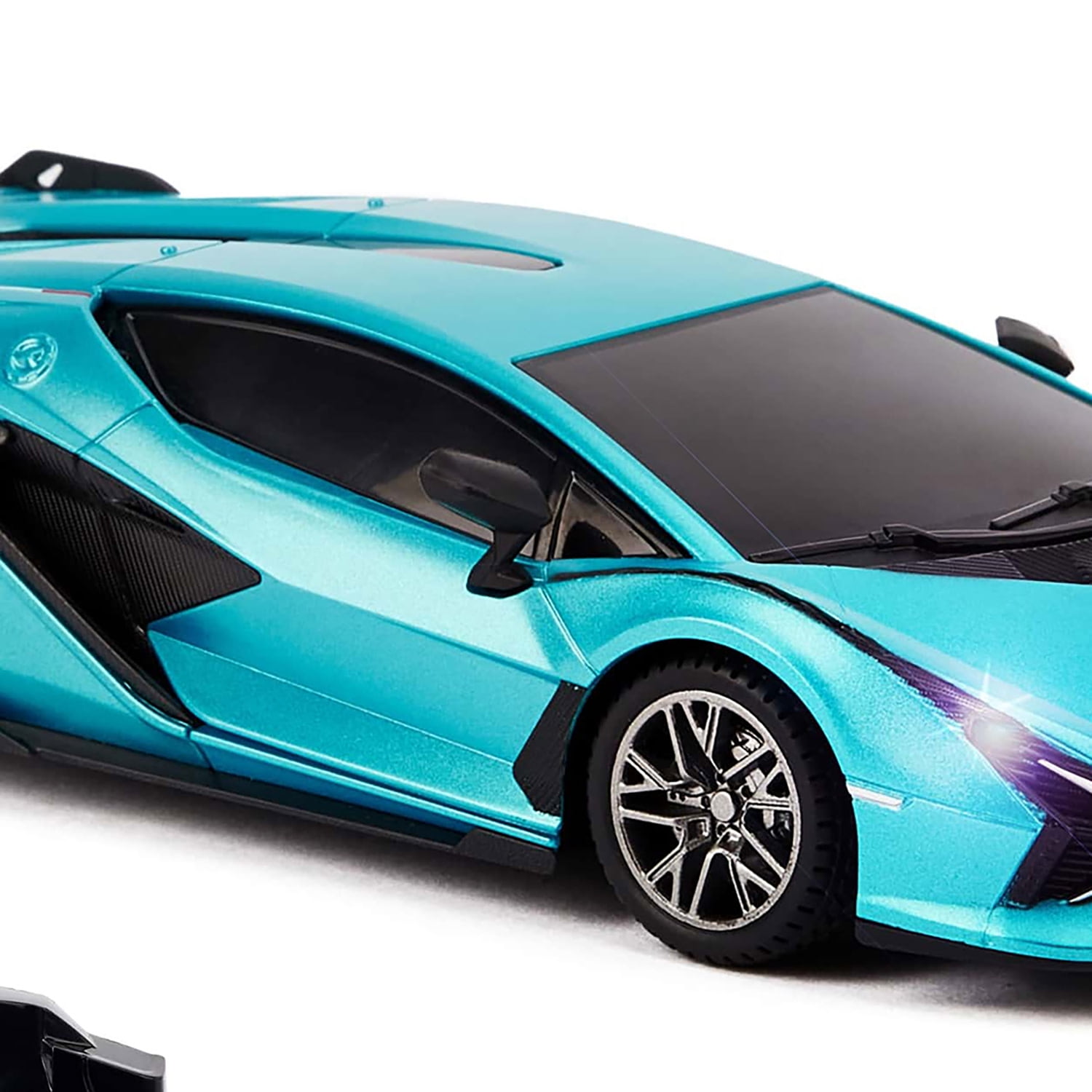 CMJ RC Cars: Lamborghini Sián FKP 37 - Blue - 1:24 Scale, Remote