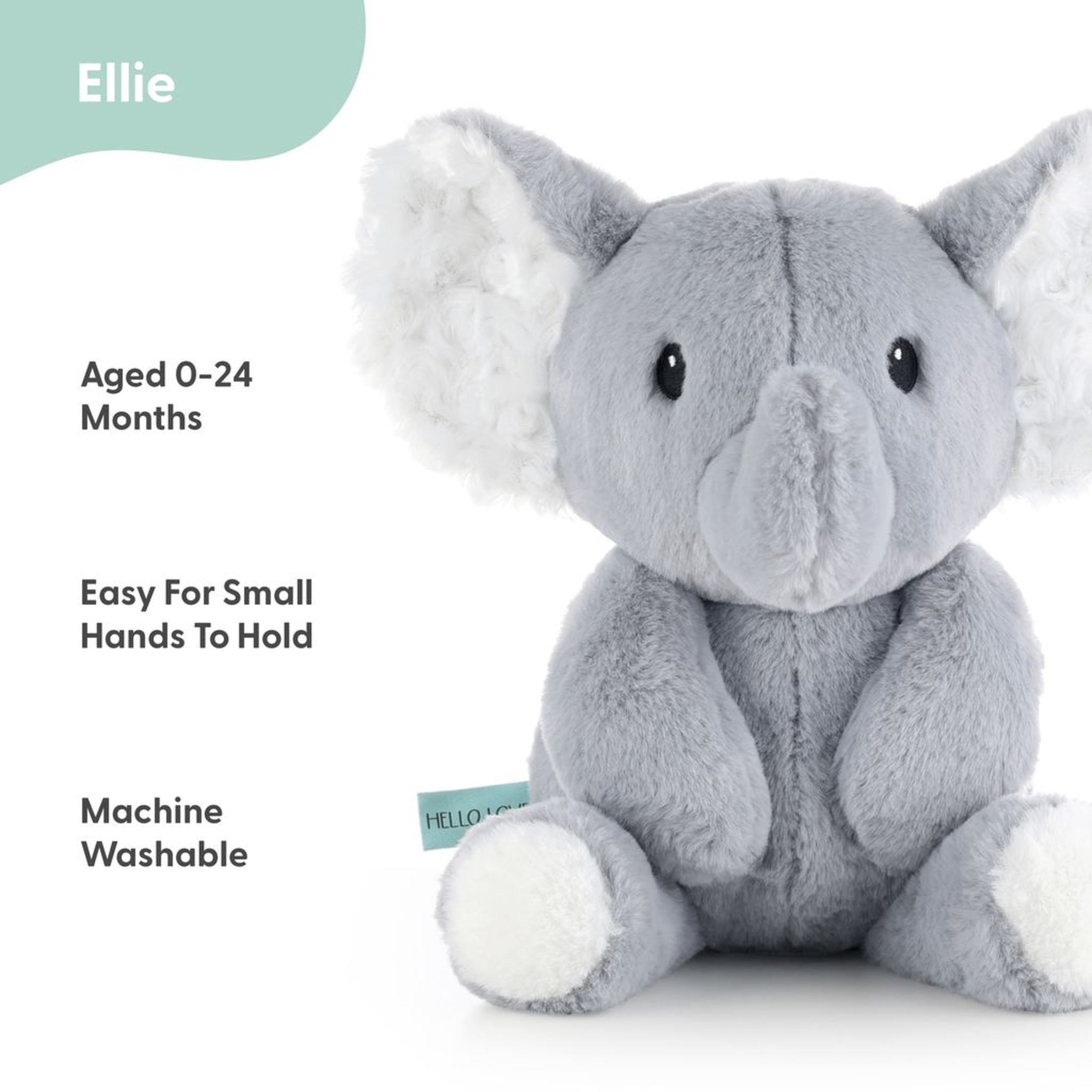 The Peanutshell Ellie the Elephant Plush Toy photo 3