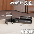 thumbnail image 3 of Synergee Landmine Attachment for 3x3 Power and Squat Racks. Fits Racks with 1" and 5/8" Holes. Heavy-Duty Landmine Trainer for Presses, Rows & Rotational Training. Works with 1" & 2" Barbells., 3 of 6