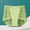 Green(New), variant on PNTUTB Women's Plus-Size Underwear High-Waisted Full Coverage Panties Butt-Lifting Tummy-Tucking Lace-Cutout Ice-Silk Cotton-Gusset Briefs