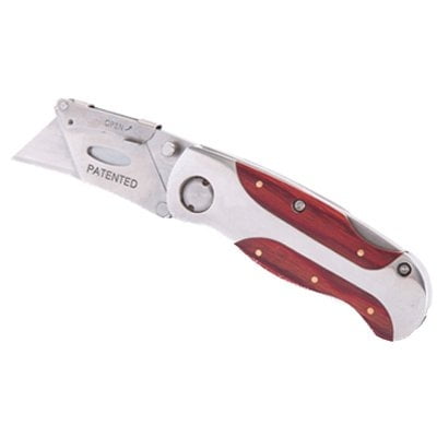 Utility Knife With Hardwood Handle - 176184