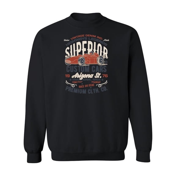 Superior Custom Cars Poster Sweatshirt Men -Image by Shutterstock, Male x-Large