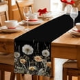 thumbnail image 5 of Farmhouse Flowers Table Runner - 36 Inch Long Spring Vintage Botanical Floral Cotton and Linen Blended Dress Scarves Farmhouse Table Runner for Kitchen Dining, Coffee Table, 13" x 36", 5 of 8
