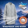 thumbnail image 5 of Women's Quilted Jacket Lightweight Zipper Fall Winter Coats Thermal Padded Puffer Jacket Loose Casual Outerwear with Pockets, 5 of 9