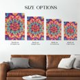 thumbnail image 2 of Violaura Mandala Canvas Wall Art - Easy to Hang, Perfect for Home and Living Room Decor (13.7"x9.8"), 2 of 7