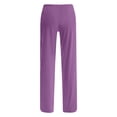 thumbnail image 5 of Pants for Women Dressy Track Pants Casual Mom Sports Suit Trousers for Women Comfy Casual Pajama Outfit plus Size 4x Womens Jean with Purple 3XL, 5 of 5
