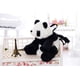 thumbnail image 3 of Mochila de hombro peluda con forma de panda para niños de gran tamaño, 3 of 7