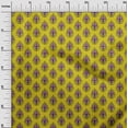 thumbnail image 2 of oneOone Georgette Viscose Fabric Leaves|Floral & Paisley Block Print Fabric BTY 42 Inch Wide, 2 of 4